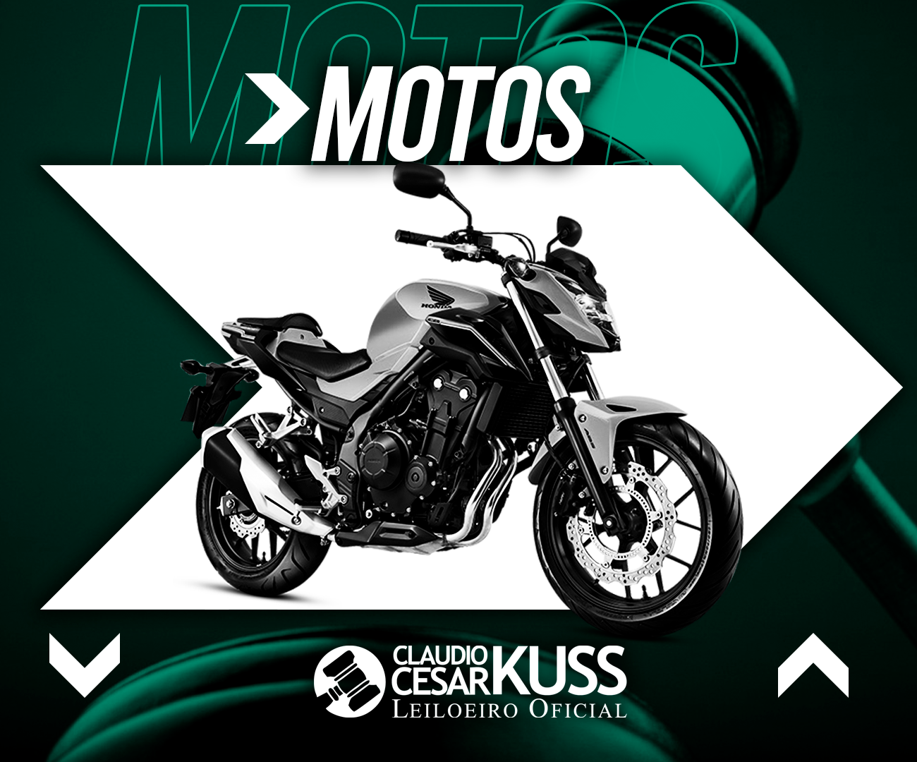 Leilão de Motos / Quarta-feira 19/10/2025